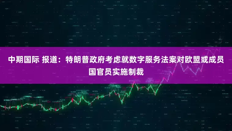 中期国际 报道：特朗普政府考虑就数字服务法案对欧盟或成员国官员实施制裁